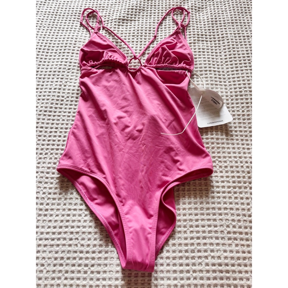 Jacquemus Pink One Piece Swimsuit - Picture 3 of 4